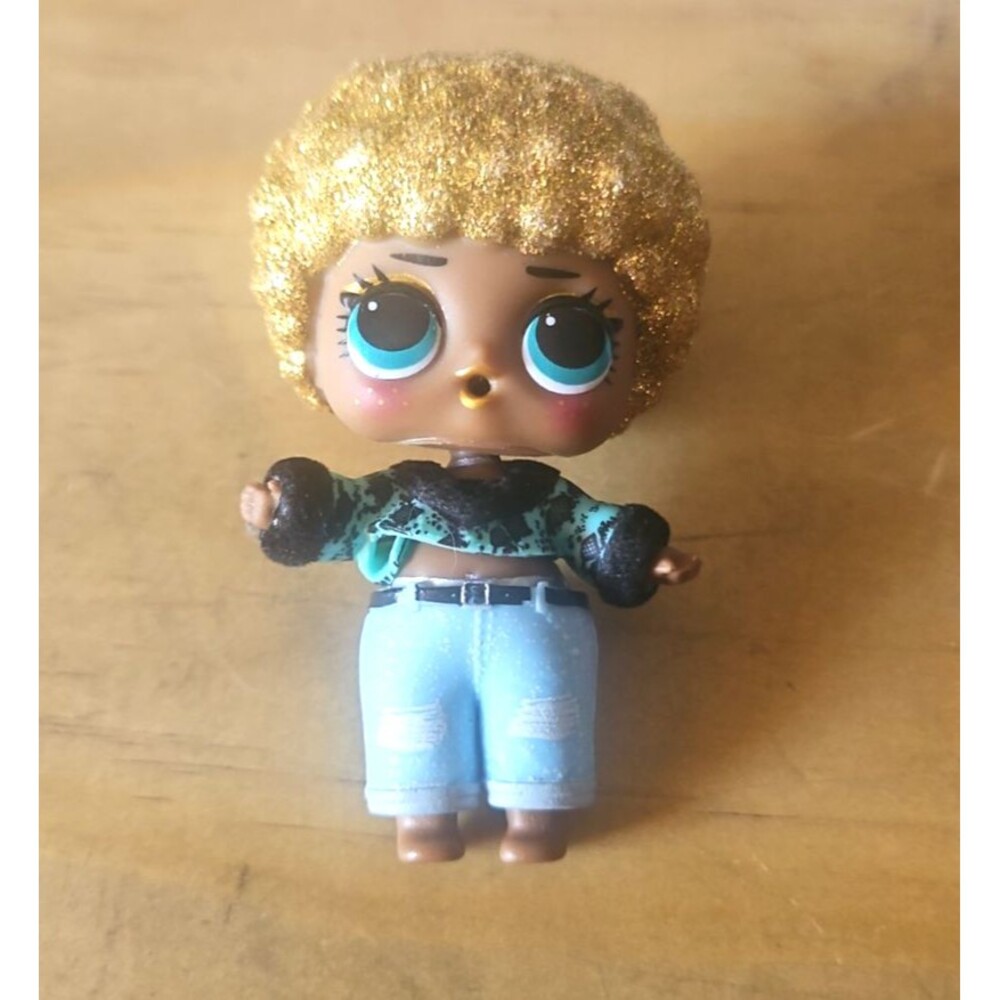 LOL Surprise Shine On Queen Rare Queens Series Doll MGA Gold Hair